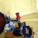 Hand Crank Toy Sewing Machine Singer K20 With Brentwood Case.  Flawless Sewing Machines photo 3