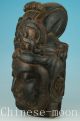 Asian Chinese Old Wood Hand Carved Buddha Kwan - Yin Head Statue Figure Other Antique Chinese Statues photo 1