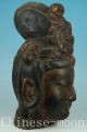 Asian Chinese Old Wood Hand Carved Buddha Kwan - Yin Head Statue Figure Other Antique Chinese Statues photo 3