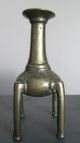Antique 19th Century Persian Islamic Brass Bronze Four Legged Perfume Bottle Middle East photo 2