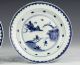 Great Antique Chinese Blue,  White Porcelain Plates - Ming Dynasty Vases photo 2