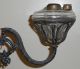 Htf Civil War Patent 1861 Wall Bracket Pear Taper Oil Lamp Filler Font Atterbury Chandeliers, Fixtures, Sconces photo 5