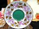 Royal Stafford Morning Glory Tea Cup And Saucer Painted Raised Gold Garland Cups & Saucers photo 1