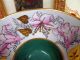 Royal Stafford Morning Glory Tea Cup And Saucer Painted Raised Gold Garland Cups & Saucers photo 5