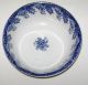 Antique 1895 - 1900 Upper Hanley Pottery England Florence Flow Blue Serving Bowl Bowls photo 1
