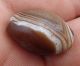 21x15mm Ancient Rare Banded Western Asian Agate Bead Pakistan Afghanistan Near Eastern photo 1