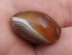21x15mm Ancient Rare Banded Western Asian Agate Bead Pakistan Afghanistan Near Eastern photo 3
