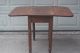 Antique Cherry Wood Sheraton Drop Leaf Dining Table W/ Turned Legs 1800-1899 photo 1