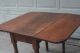 Antique Cherry Wood Sheraton Drop Leaf Dining Table W/ Turned Legs 1800-1899 photo 3