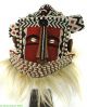 Kuba Royal Helmet Mask With Beads Cowrie Shells Africa Was $350.  00 Other African Antiques photo 4