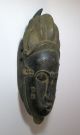 Classic Baule African Mask With Strong Face,  African Tribal Art Masks photo 2