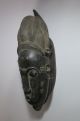 Classic Baule African Mask With Strong Face,  African Tribal Art Masks photo 3