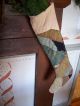 Wonderful Christmas Stocking/ Early Crazy Quilt.  Great Colors Primitives photo 1