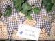 5 Handmade Country Blue Check Fabric Star Ornies Ornaments Wreath - Making Decor Primitives photo 2
