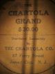 Vintage 1910 ' S Chartola Grand Zither Autoharp,  All Strings, String photo 4