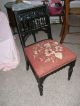 Antique Ebonized Aesthetic Chair 1880 1800-1899 photo 2