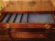 Kittinger Mahogany Server Cart Early American Old Dominion Numbered Pull Trays Post-1950 photo 2