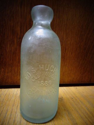 Antique Colorado Soda Bottle Hutch 1889 Ed Hughes Glenwood Springs photo