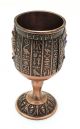 Egyptian Pharaoh Brass Cups Collectable Nefertiti With Hieroglyph Egyptian photo 3