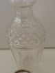 Vintage Cut Glass Salt Powder Shaker Bottle With Metal Holed Top Collectable Salt & Pepper Cellars/ Shakers photo 4