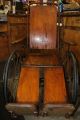 Antique Functioning Wooden Wheelchair With Wire Spoke Wheels,  Early 1900 ' S Other Antique Science, Medical photo 1