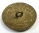 Antique French Enamel Button Blue Flowers & Fancy Red Champleve Border Buttons photo 1
