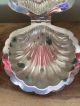 Shell Shaped Silver Plated Butter Dish With Glass Insert And Knife Dishes & Coasters photo 1