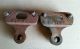 Lineberry Cart Brackets,  Vtg Iron Industrial Factory Wheel Axle Bar Hardware Other Mercantile Antiques photo 1