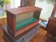 Dovetailed Cherry Wavy Glass Country Store Display Case Or Showcase Great Size 1900-1950 photo 1