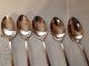 Towle Chippendale Sterling Teaspoons (5),  6 - 1/8 
