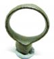 Saxon Era Bronze Ring With Green Gem In Bezel - Historical Gift - T1 Roman photo 3