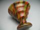 Lovely Bohemian Czech Kralik Welz Era Spatter Satin Glass Art Deco Vase Vases photo 8