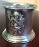 Woodside Cherub Sterling Silver Shot Glass Cup Nouveau Antique Victorian Cups & Goblets photo 2