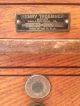 Antique Henry Troemner Apothecary Gold Balance Scale Wood Marble Brass 1/2 Oz Scales photo 2