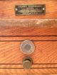 Antique Henry Troemner Apothecary Gold Balance Scale Wood Marble Brass 1/2 Oz Scales photo 7