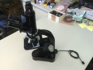 Ernst Leitz Wetzlar Trinocular Microscope Apo Objectives photo