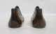 Rare 1959 Pair Children ' S Cobbler Shoe Forms/lasts W/metal Bottoms Size 9c Yqz Primitives photo 5