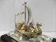 Silver (phoenix) The Japanese Treasure Ship.  270g/ 9.  53oz.  Japanese Antique. Other Antique Sterling Silver photo 6