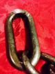Antique Hand Forged - 39 Inch Chain W Hook - Blacksmith Made Hooks & Brackets photo 3