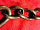 Antique Hand Forged - 39 Inch Chain W Hook - Blacksmith Made Hooks & Brackets photo 7
