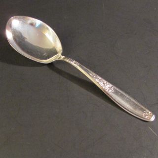 Large,  Heavy Silverplate Serving Spoon With Deep Well By 1847 Rogers Bros. photo