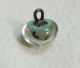 D7 Scarce Antique Glass Paperweight Button 1800 ' S With Plate And Loop Shank Buttons photo 1