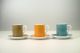3 Freeman Lederman Demitasse Cups Saucers Lagardo Tackett Fujita Style Mid-Century Modernism photo 1