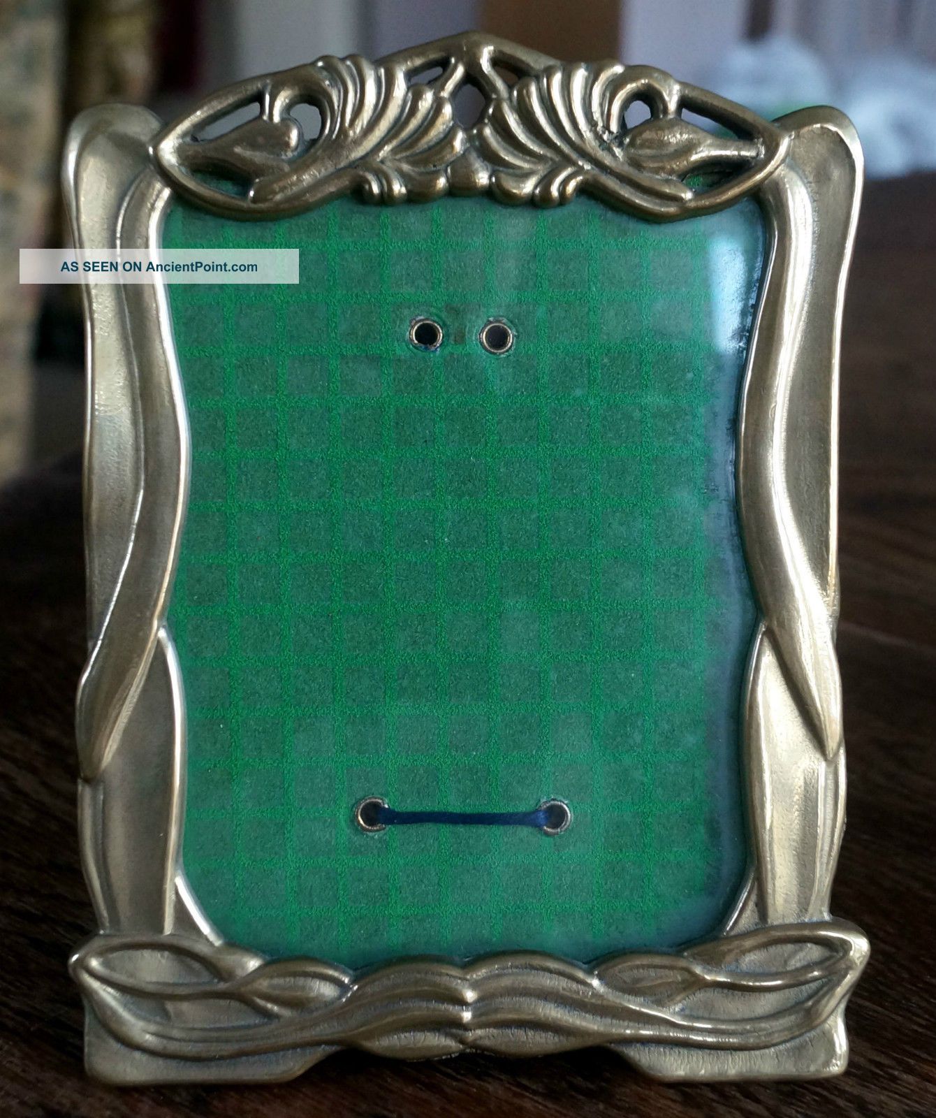 Art Deco Style Brass Picture Photo Frame.  16cm X 12cm. Art Deco photo