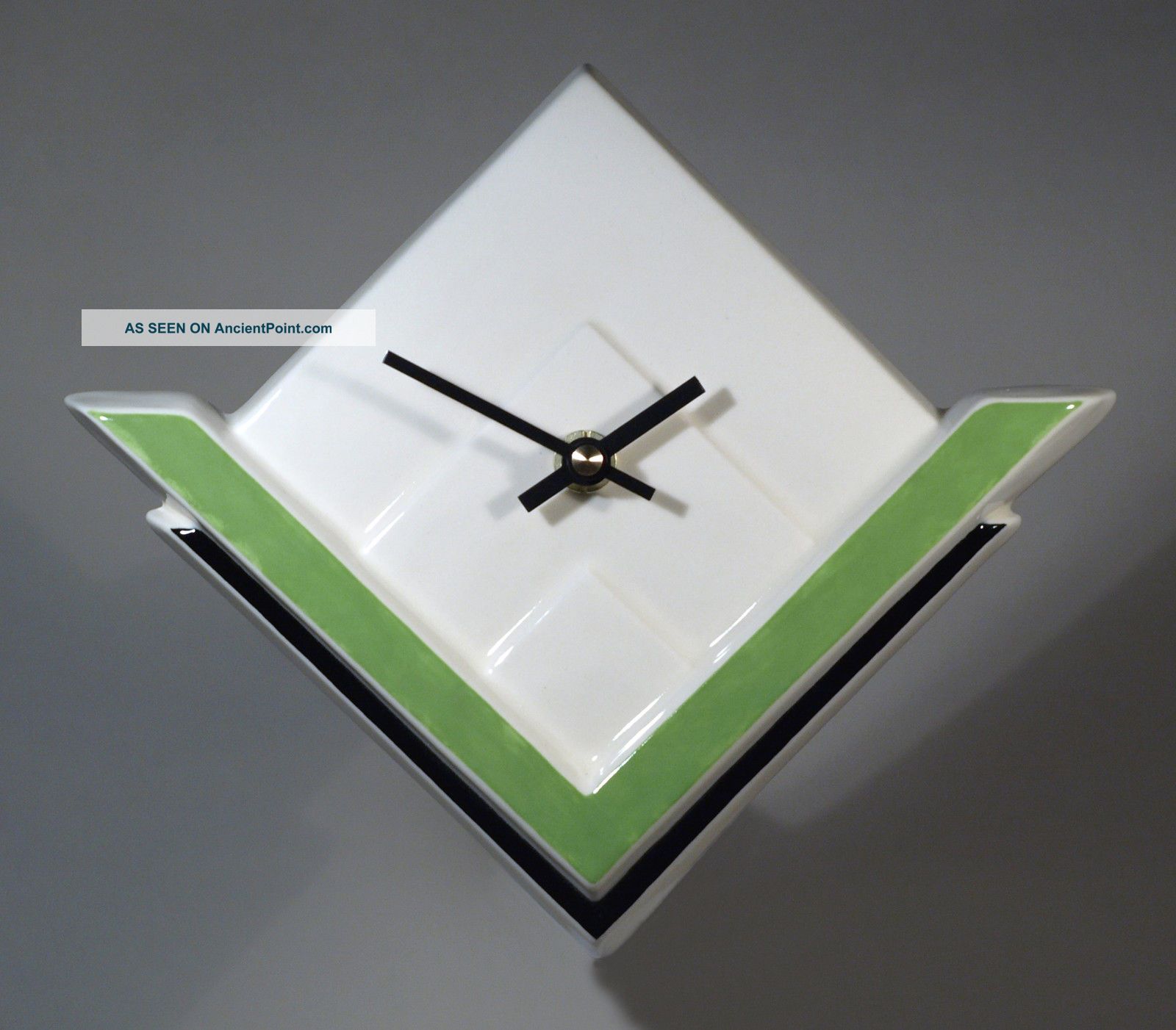 Echo Of Deco Art Deco Inspired Ceramic Marconi 1 Wall Clock Art Deco photo