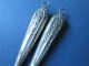 Antique 1 Crochet 1 Sewing Stilleto Or Awl From Silver Tone Early 1800 Tools, Scissors & Measures photo 1