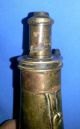 Antique Collectible Old Bronze Hand Engraved Gun Powder Flask Pot India photo 4
