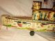 Antique Vintage Reed / Bliss Paper Litho Wood Pull - Toy Boat Us Battleship Terror Model Ships photo 2