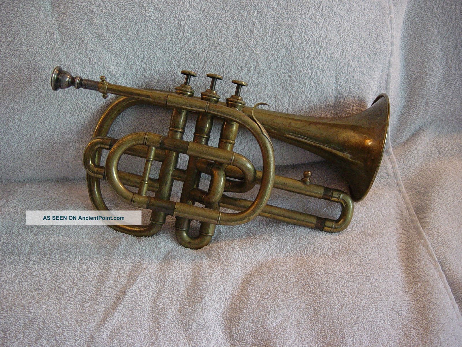 Antique Cornopean In Bb Brass photo