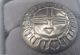 Vintage 925 Solid Sterling Silver Button 1 Big 3.  8grs Native American Handmade Buttons photo 1